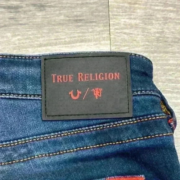 True Religion Manchester United Womens Curvy Stretch Skinny Denim Jeans 28 EUC - Picture 8 of 16